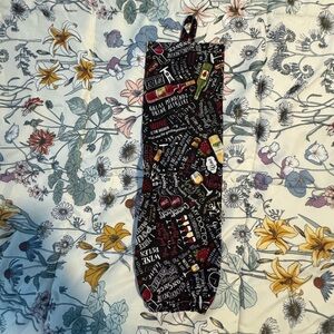 Colorful Graphic Print Wine Bag for plastic bags nwot